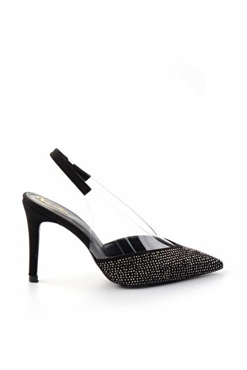 Bambi Matte Black Platinum Women's Evening Dress Shoes K01209153038
