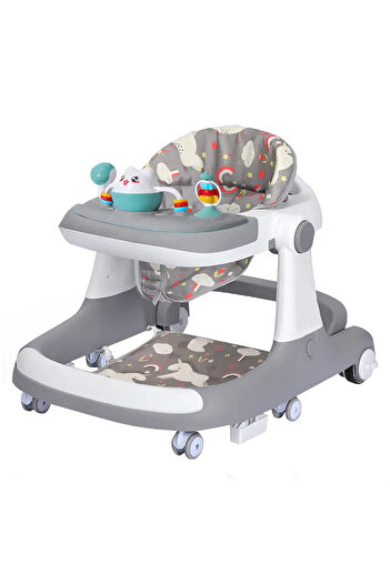 Teno Grey Cat Baby Walker