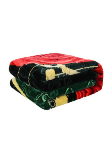 Generic Korean heavy winter blanket, soft and warm, double bed blanket, size 200x240 cm, weight 6 kg