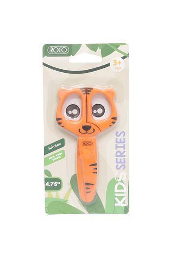 Roco Kids Scissors - 5.25 in (13.34 cm) | Safe for Either Hand, School & Craft Use