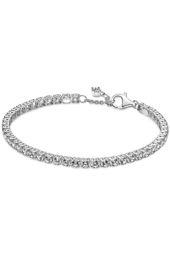 delis Bratara argint tennis 925, JW546, model elegant cu pietre, placata cu rodiu