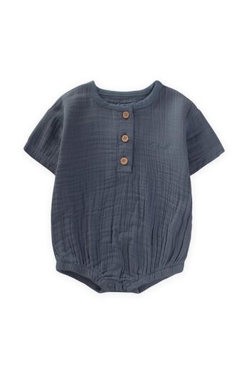 Cigit Organic Muslin Bodysuit 0-3 Years Smoked