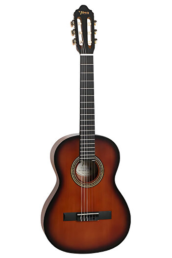 VALENCIA VC203CSB, classical guitar, 3/4 size, classic sunburst finish