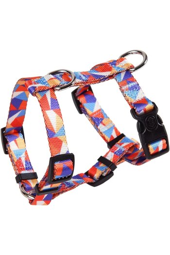 Astorpet dog harness, polyester/metal, multicolor, XS