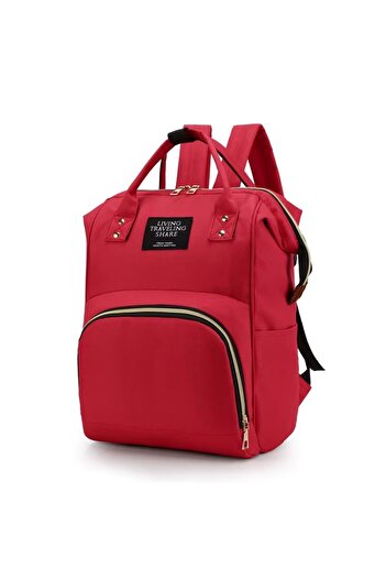 delis Multifunctional backpack for mothers, Taisia ​​GT3701, Red