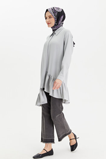 Setrms Asimetrik Oversize Tunik