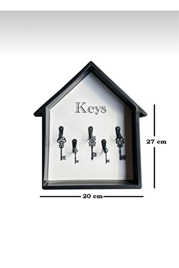 Kitchen Line Key Hanger House Type Door so Keychain Black