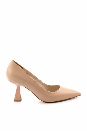 Bambi Beige Women's Classic Heeled Shoes01231304809