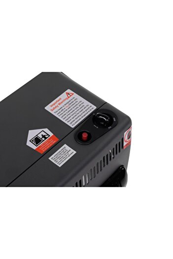 Hausberg Mini Soba pe gaz GPL HB-1023NG, piezo-electrica, 3 placi de incalzire ceramic putere 4.2kW, Negru