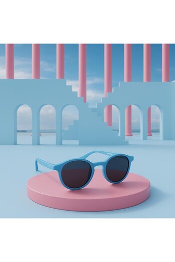 Tics Bugsy 3-7 Years Old Children's Sunglasses - Baby Blue
