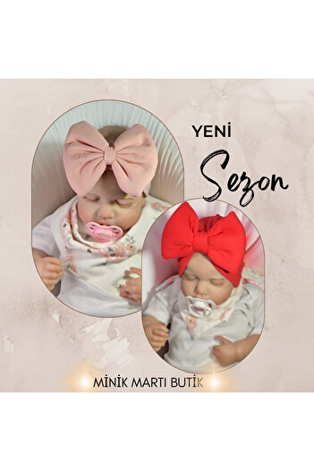 KAYRASTORETESETTÜR The Most Comfortable 2-Piece Baby Bonnet and Bandana Set for Your Baby