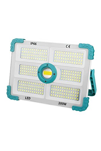 Generic 200W 950 Lumens Waterproof Rechargeable Solar LED Camping Flashlight