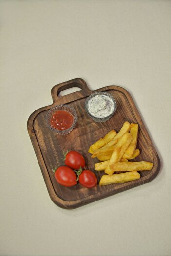 fam wood art Wooden Square Frying Plate