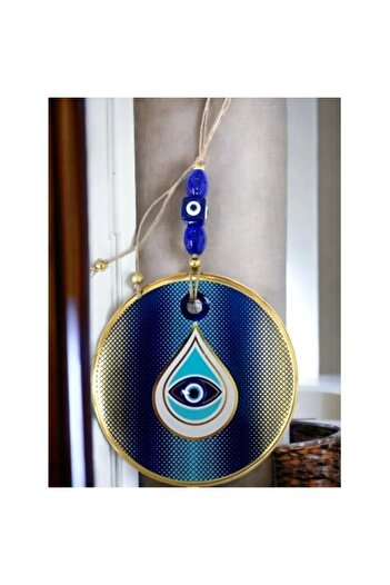 sesengo Polka Dot Drop Pattern Evil Eye Beaded Wall Ornament Eye Wall Decor