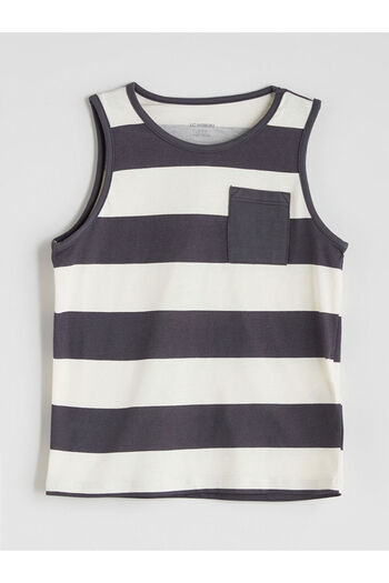 LC Waikiki Create Your Style from Uzg Store |   Crew Neck Striped Boys' Singlet 2-Piece