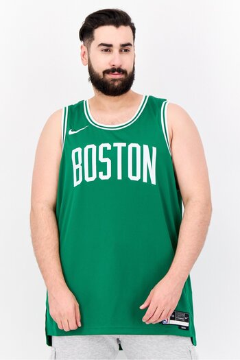 Nike x NBA Men Dri Fit Brand Logo Basketball Jersey, Green