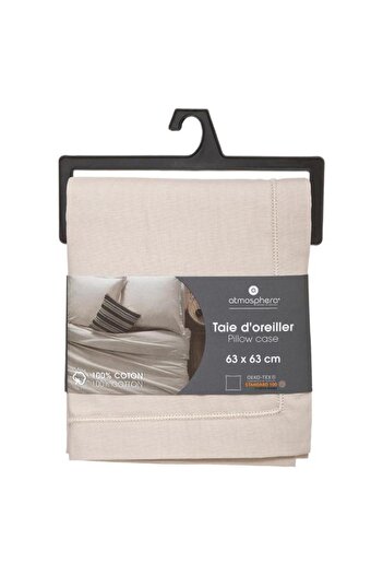 Generic atmosphera Carina Premium Quality Square Pillow Case Linen 63 x 63cm 178570D