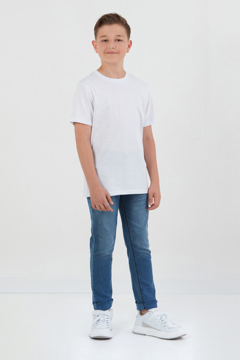 Fulla Moda Παιδικό μπλουζάκι Unisex από 100% βαμβάκι Basic