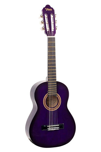 VALENCIA VC101PPS, classical guitar, 1/4 size, purple sunburst finish