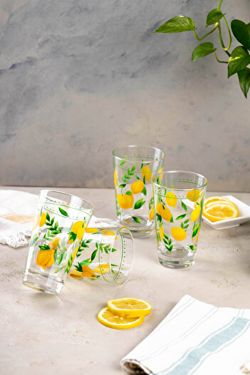 FH finehome Bodrum Set of 4 Soft Drink Glasses 395 Cc