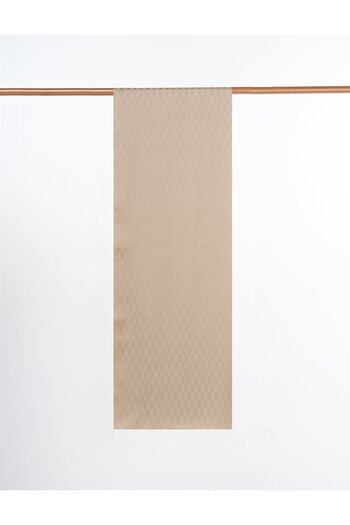 Kayra Koza Pattern Jacquard Woven Shawl Mink