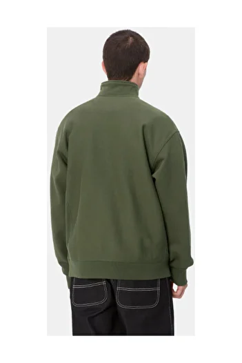 Carhartt Fél cipzáras amerikai Script Sweat