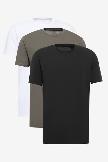 AC&Co / Altınyıldız Classics Slim Fit Crew Neck 3 Pack Basic T-Shirts
