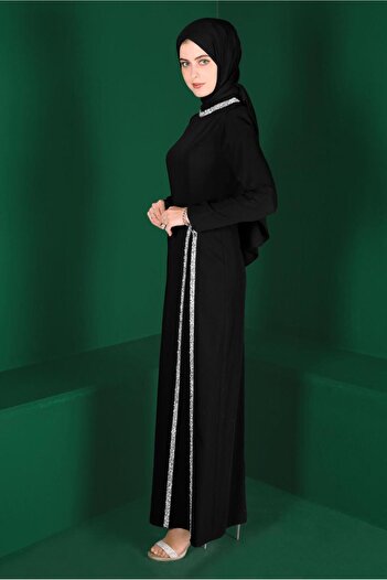Alvina Stone Detailed Dress 42887