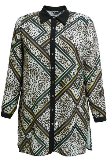 Alvina Plus Size Patterned Tunic 20407