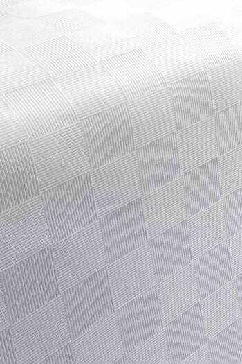 Cottonest 100% Cotton Double Person Square Pattern White Pique - Hotel Pique