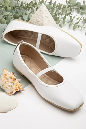 Slipcat Women's Daily Blunt Toe Elastic Ballerina Shoes