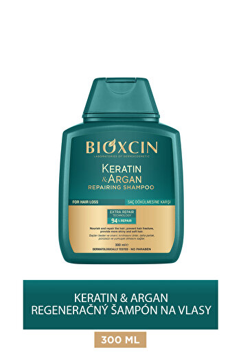 Bioxcin Keratín a arganový regeneračný šampón 300 ml-