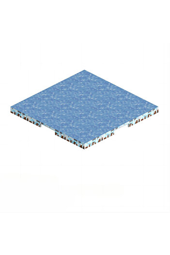 Choice Pond-Ice Magnetic Base Plate Variety Baseplates Match Mine World Magnetic Building Blocks Toys for B