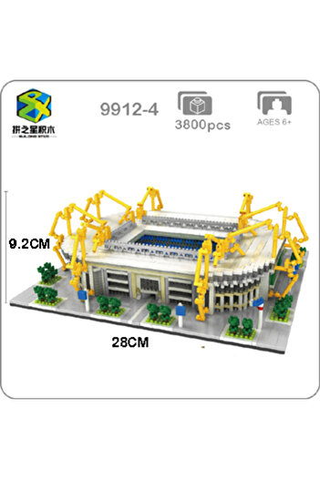 Choice1 Signal Iduna park Barcelona Soccer Stadium Micro Blocks Building Sets Mini Bricks Architecture Build