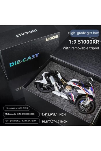 Choice1 R1000 1:9 Ninja H2R Unique Motorcycle Model: Ideal Gift for Young Adults, Great for Romance, Friends