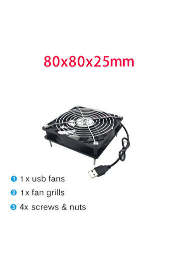 Choice NO RGB black 8cm fan and fitting 8/12cm 12V USB Powered Computer PC Case Fan For Receiver DVR Xbox T