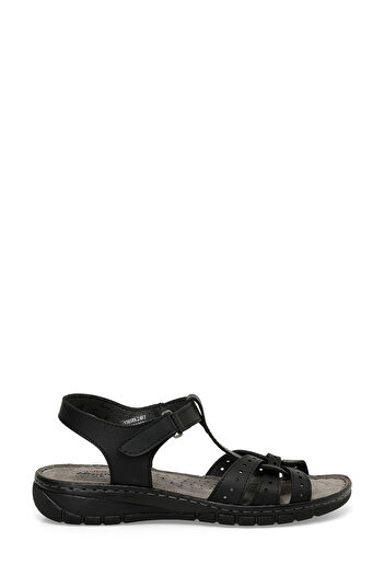 Polaris 158589 .Z4Fx Black Women's Comfort Sandals