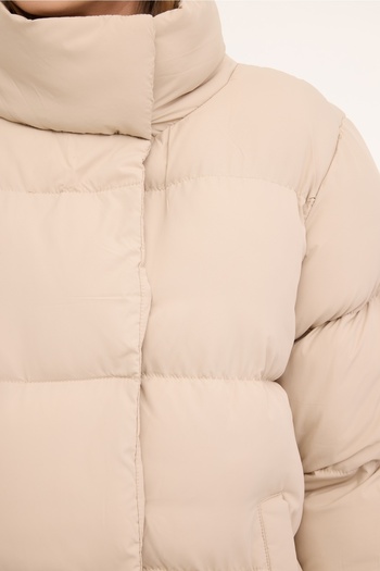 Kinetix Wl Threadbone 3 4pr Açık Bej Kadın Uzun Kaban