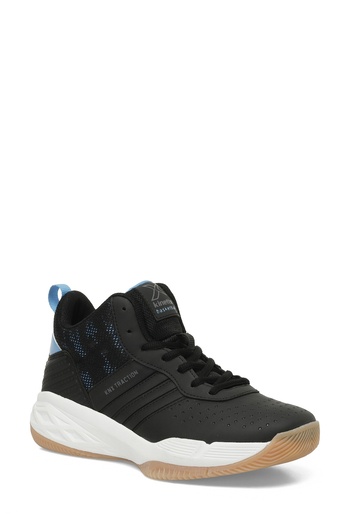 Kinetix Traction Pu 4Pr Black Unisex Basketball Shoes