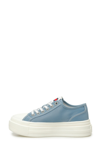 Tommy Hilfiger TJW FOXING FLATFORM SNEAK Mavi Kadın Sneaker