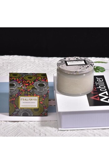 Flippy Scented Candle, Flippy, Jar Model, White, White Flowers Scent