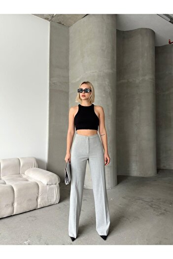 Jeevee Wide Leg Polyviscose Trousers
