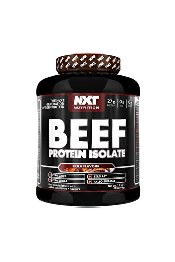 NXT Nutrition بروتين لحم بقري معزول، كولا، 1.8 كجم، غني بالبروتين النقي