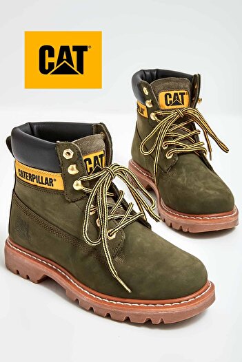 Caterpillar Green Leather Kadın Bot & Bootie CAT0111116101