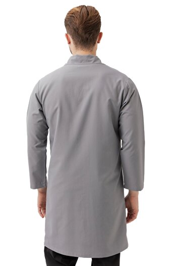 Kardelen İş Elbiseleri Vanessa Men's Apron Classic Collar Long Sleeve Durable and Comfortable Work Apron