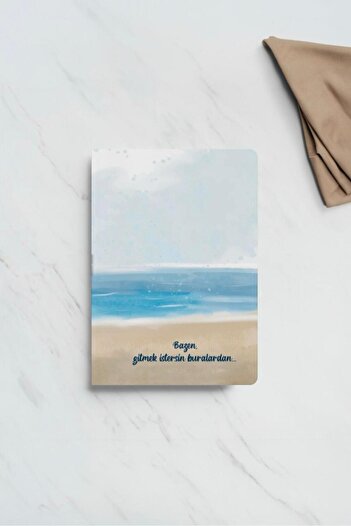 Bi Dünya Haber Sometimes You Would Like to Go Mini Notebook from Here