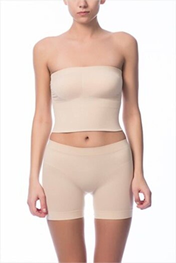 NBB Women's Seamless Shorts Leggings - Skin Color, 2029 Model