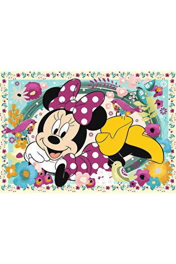 RAVENSBURGER 2 Adet 12 Parçalı Puzzle Disney Minnie Mouse 3 Yaş Ve Üzeri Çocuk Yapbozla