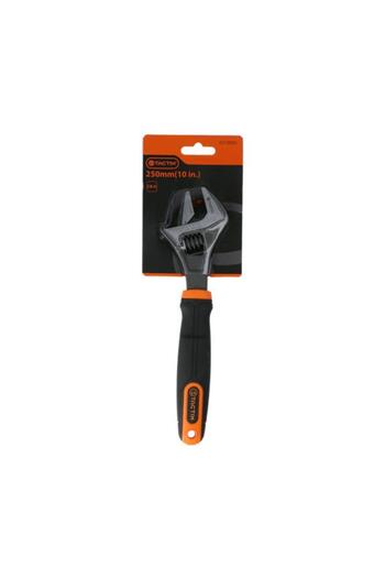 Generic Tactix Adjustable Wrench Black and Orange 10inch