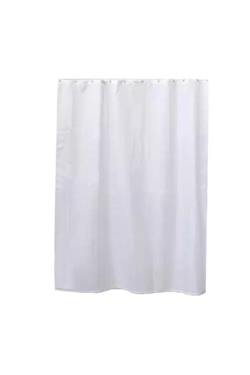 Generic Tendance High Quality Polyester Bathroom Shower Curtain White 180 x 200cm 1204100